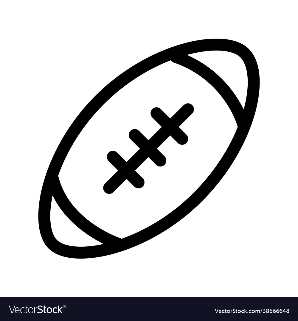 Football Royalty Free Vector Image - VectorStock