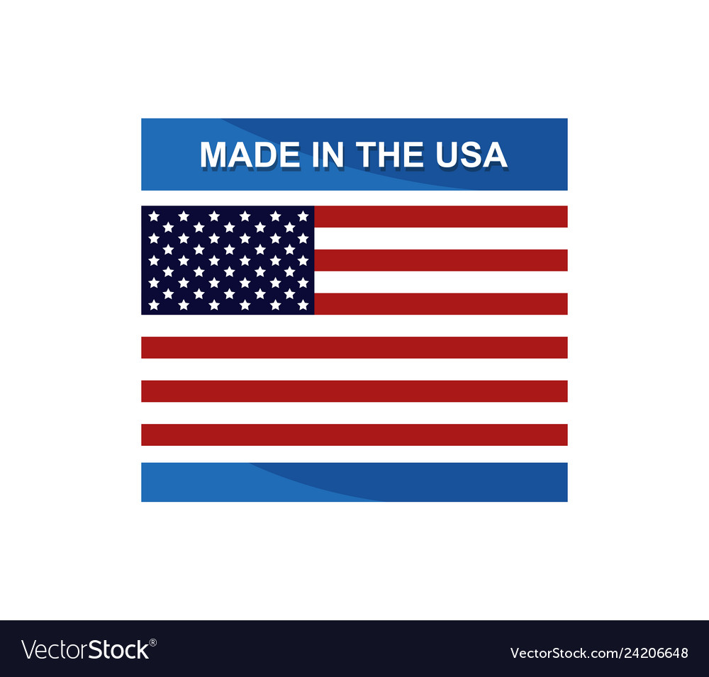 Made in usa vector image Made in usa