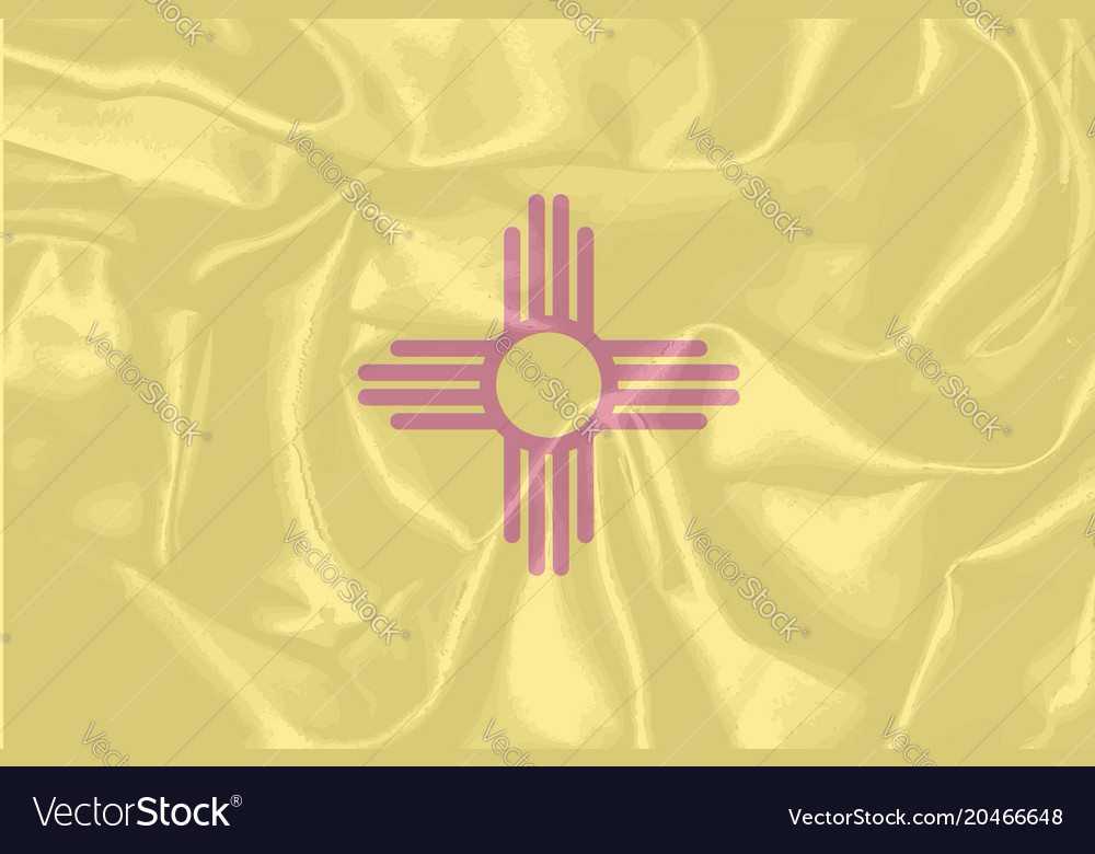 New mexico state silk flag