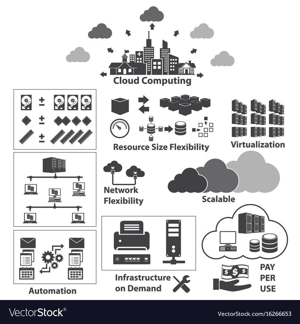 Computer Infrastructure Icon