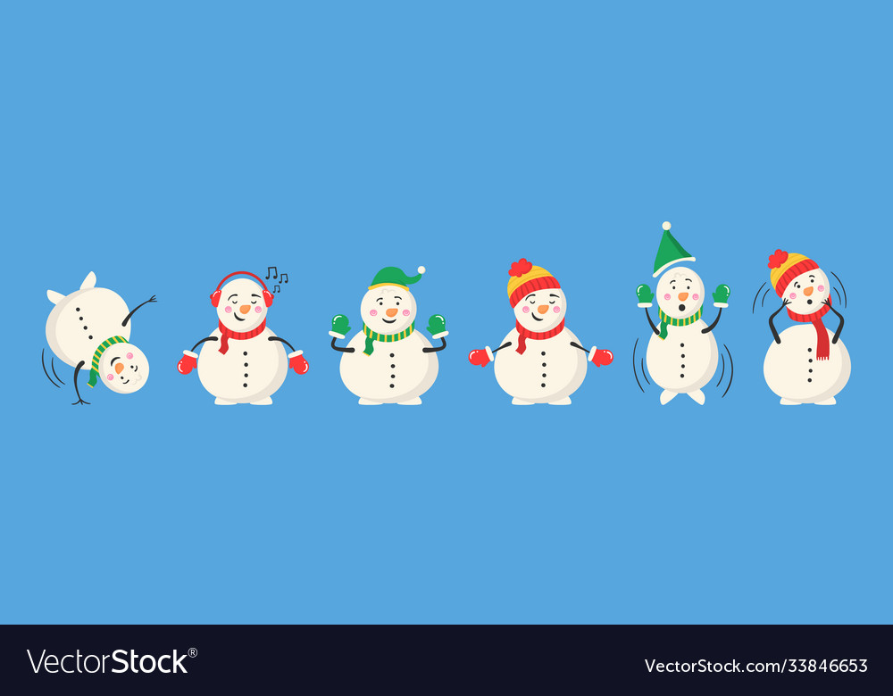 Weihnachten Winter Schneemann