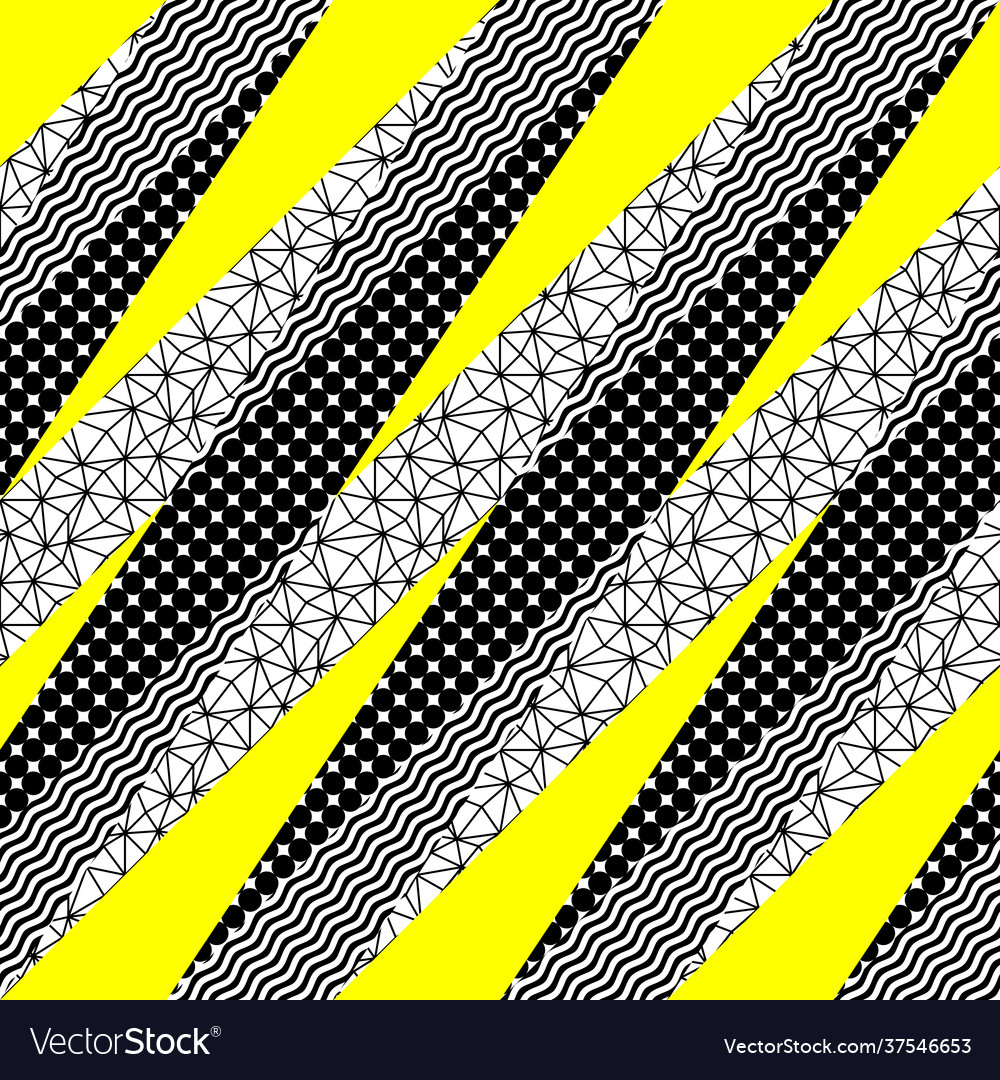 Geometric abstract pattern in patchwork style vector image Geometric abstract pattern in patchwork style