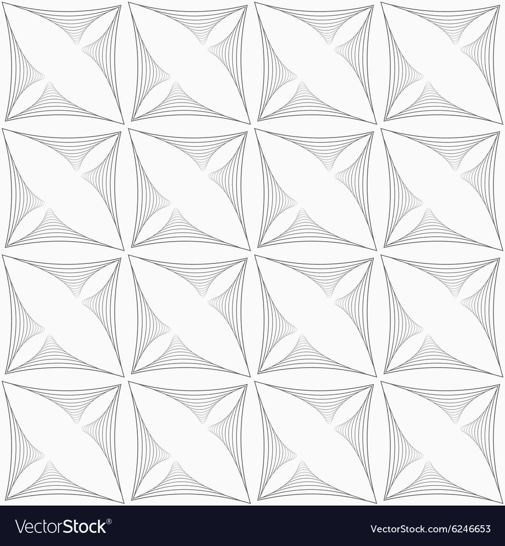 Gray striped triangular shapes in grid
