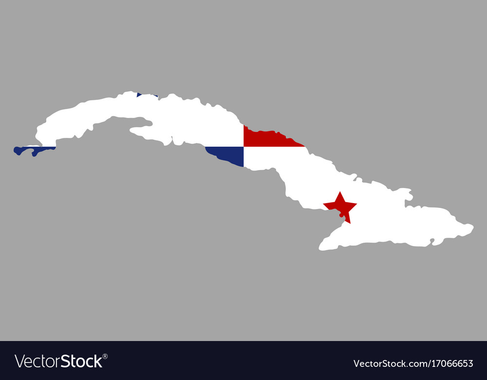 Map with flag