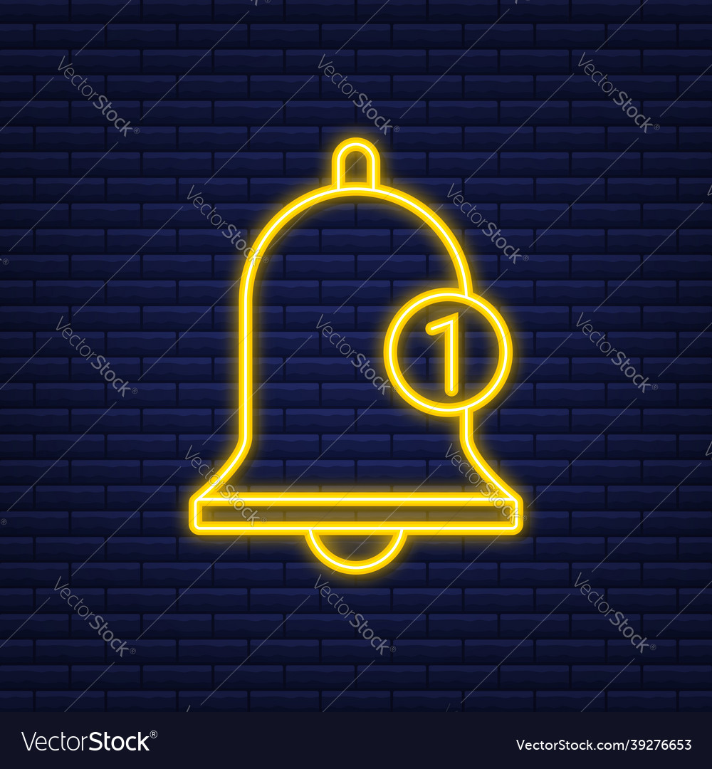 Notification bell icon for incoming inbox message
