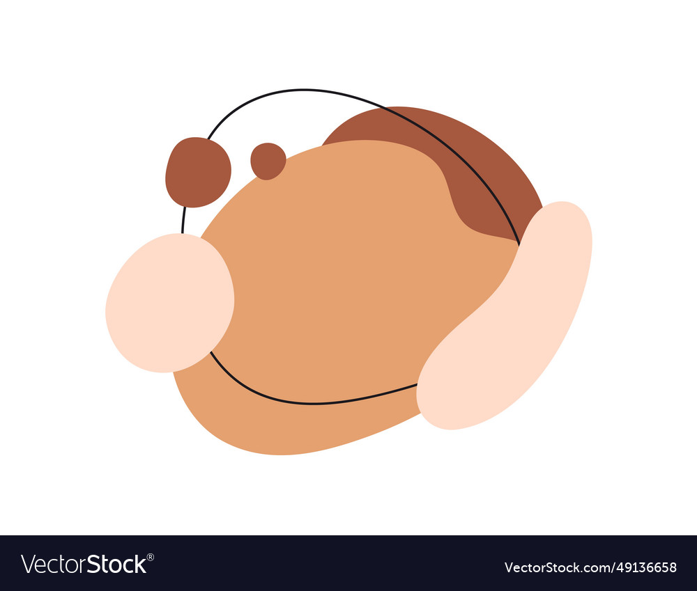 Abstract shapes background from fluid circles vector image Abstract shapes background from fluid circles