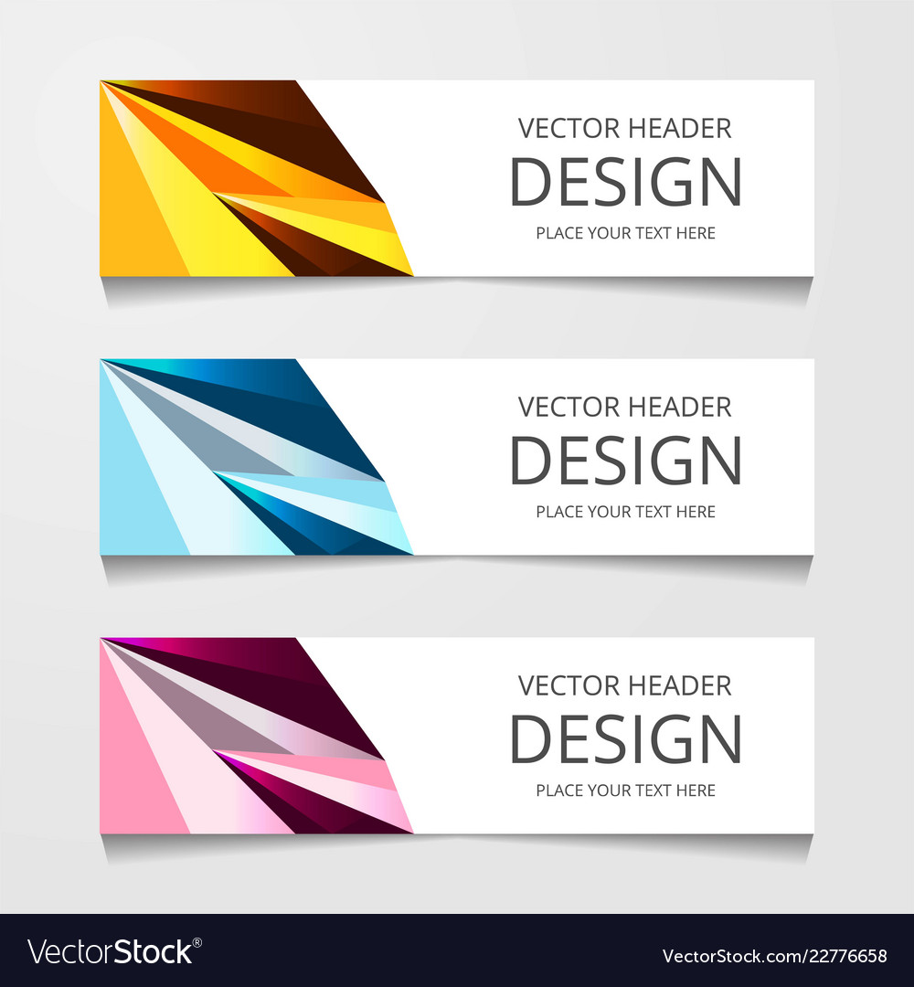 Abstract web banner design background or header