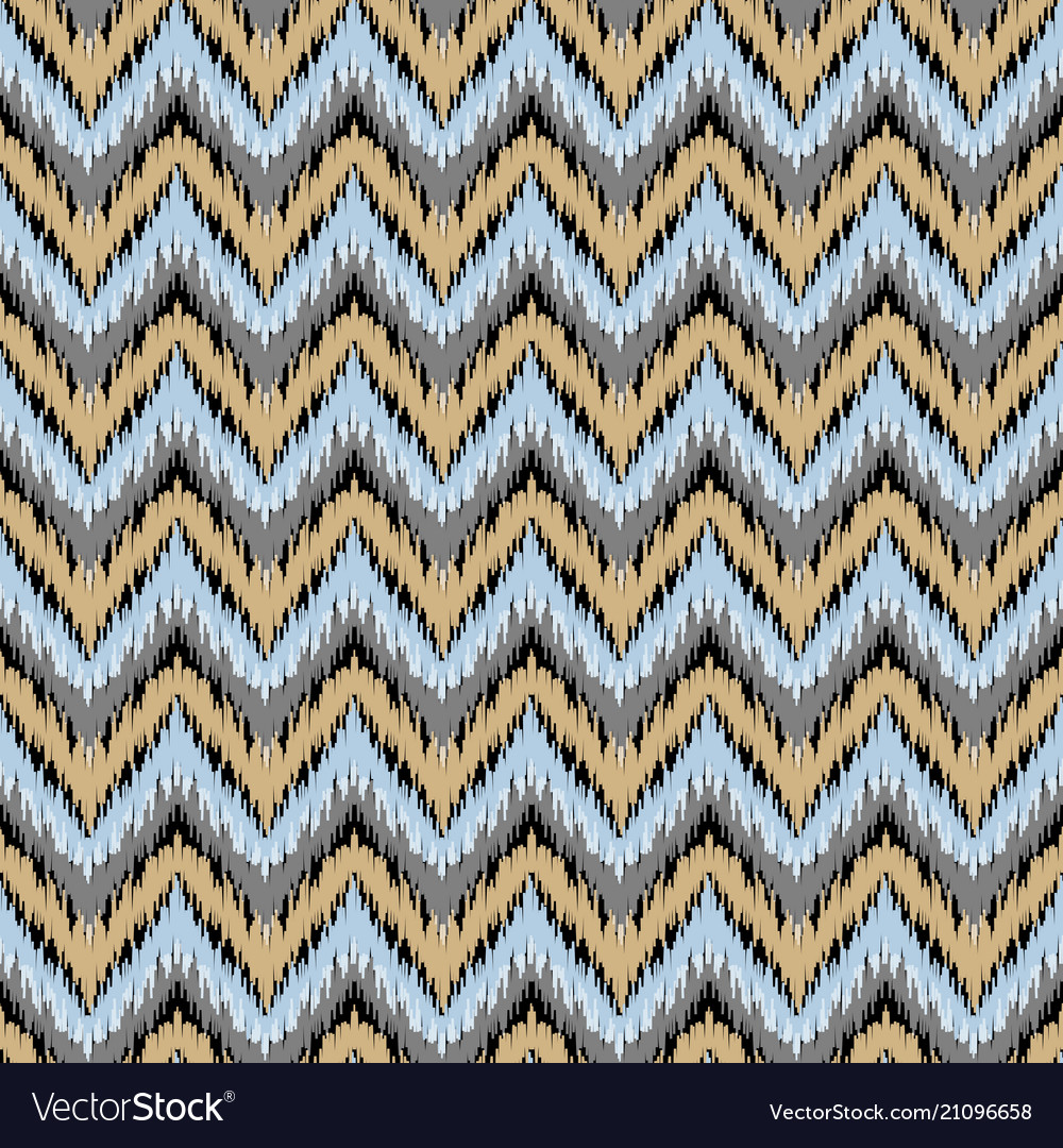 Boho Zigzag Strip Pattern