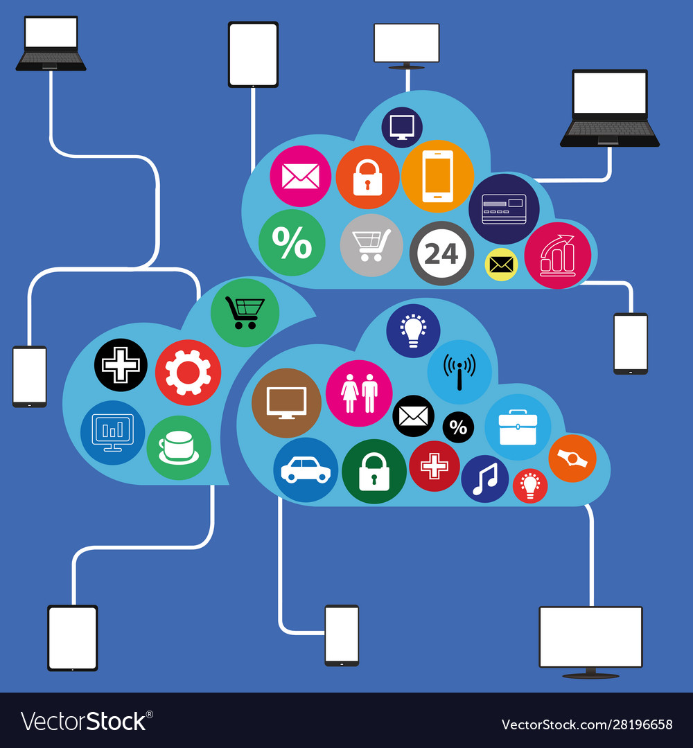 Cloud computing concept