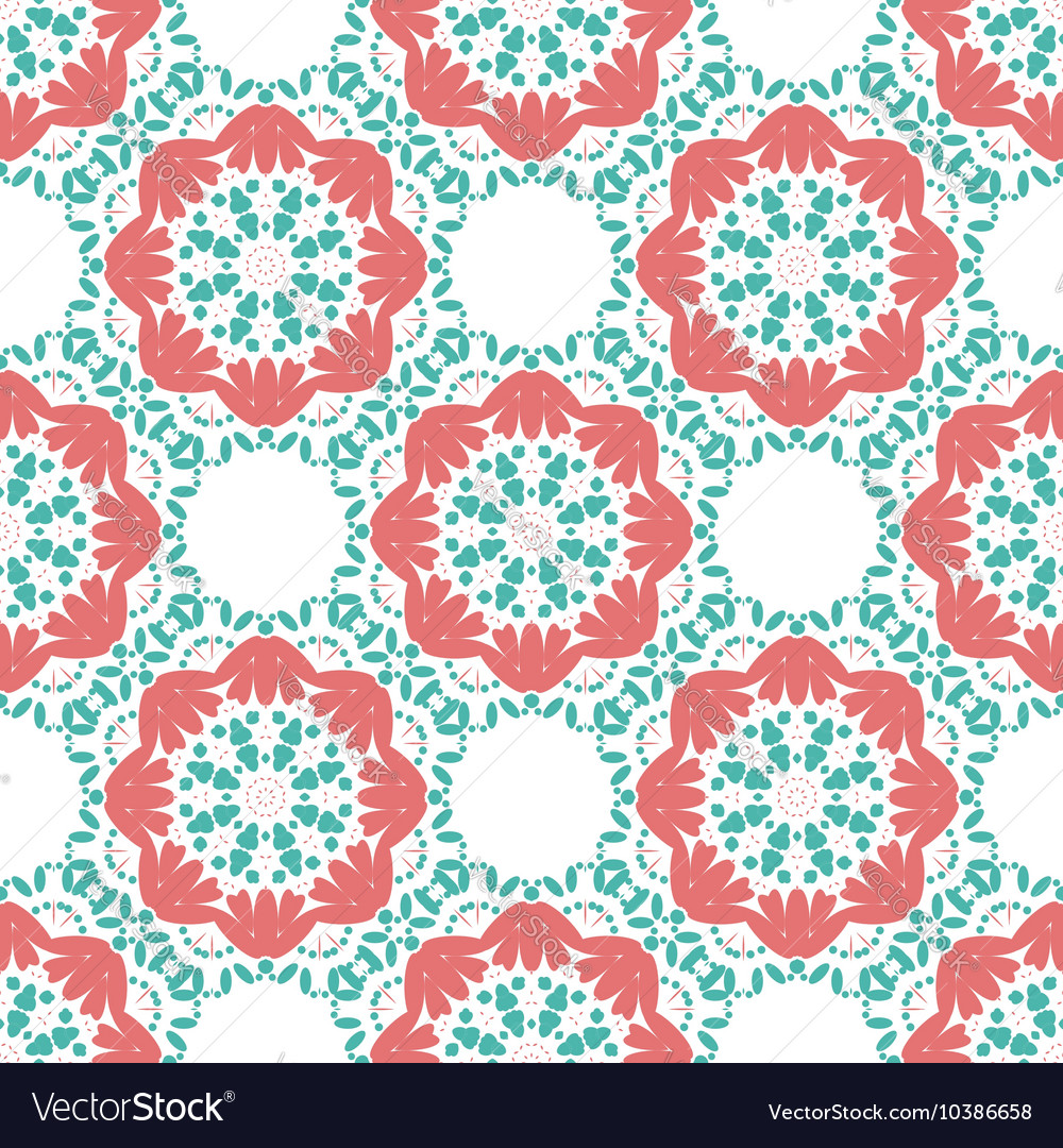 Colorful Geometric Designs Floral Simple Pattern Vector Image Colorful Geometric Designs Floral Simple Pattern Vector Image