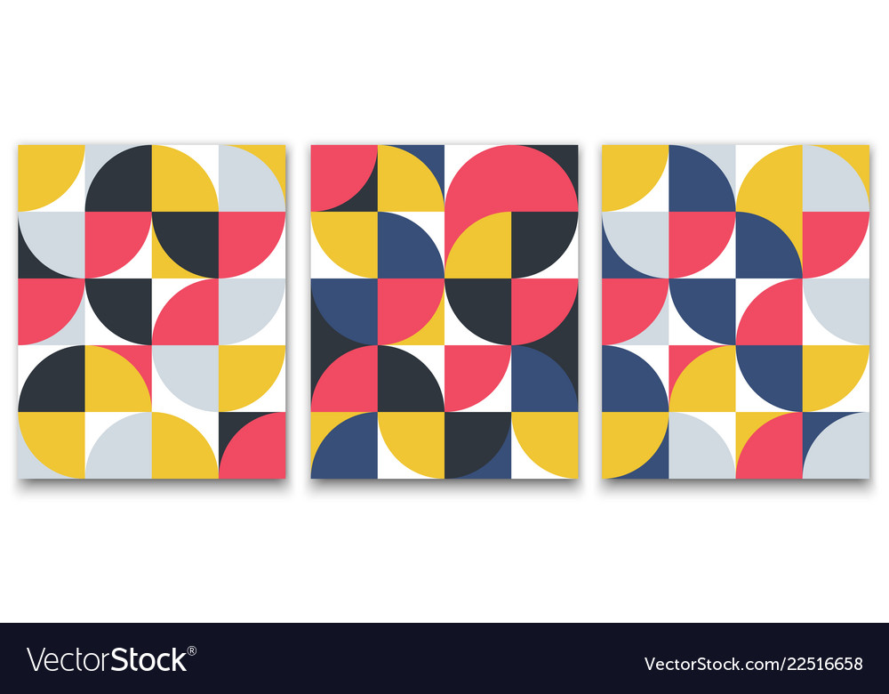 Geometric minimalistic pattern vector image Geometric minimalistic pattern