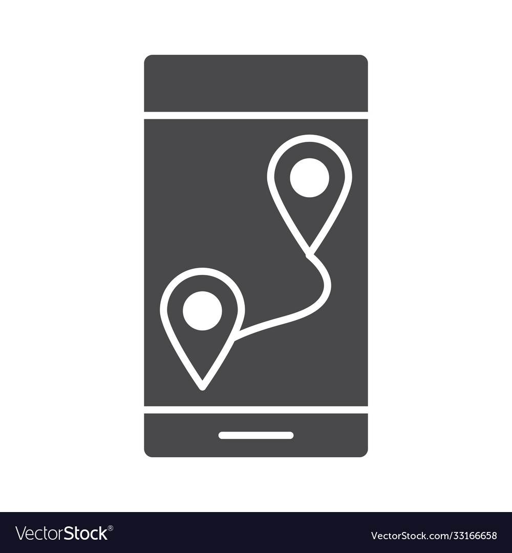 Running race smartphone tracking gps pointer