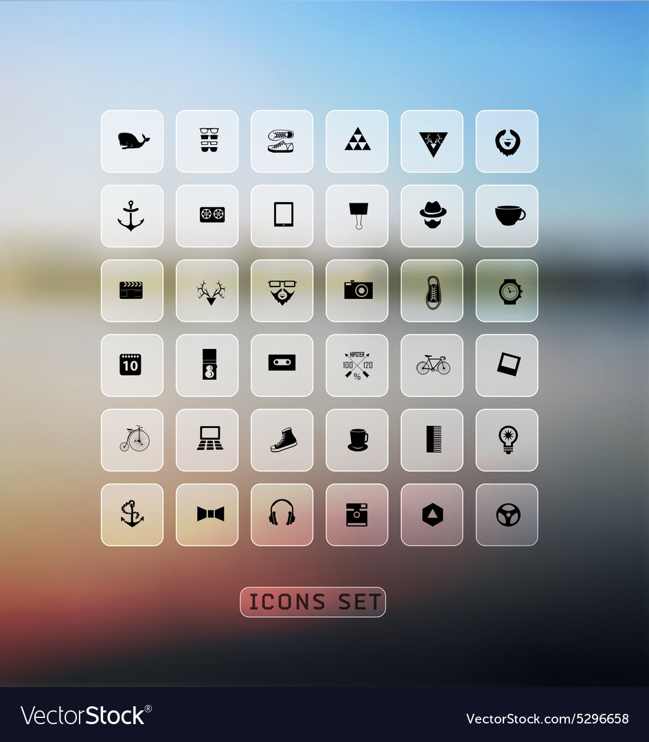 Set of web icons