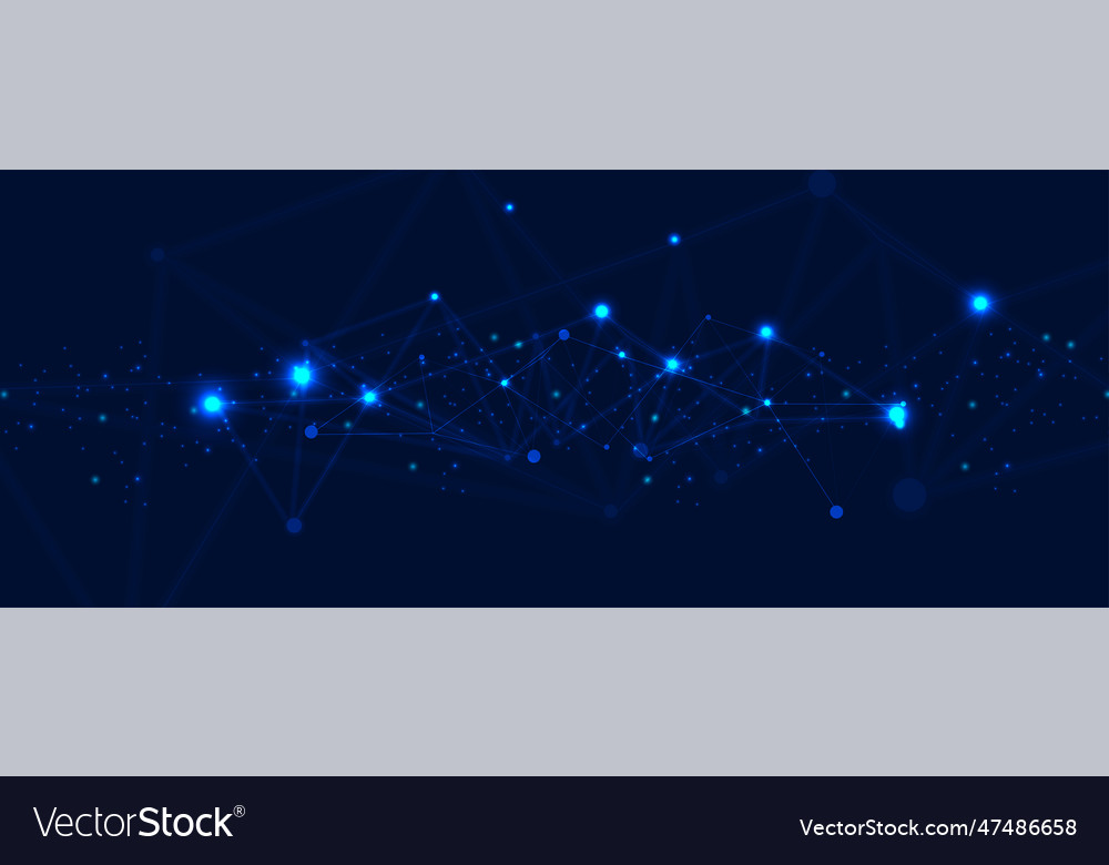 Technology data background idea of global vector image Technology data background idea of global