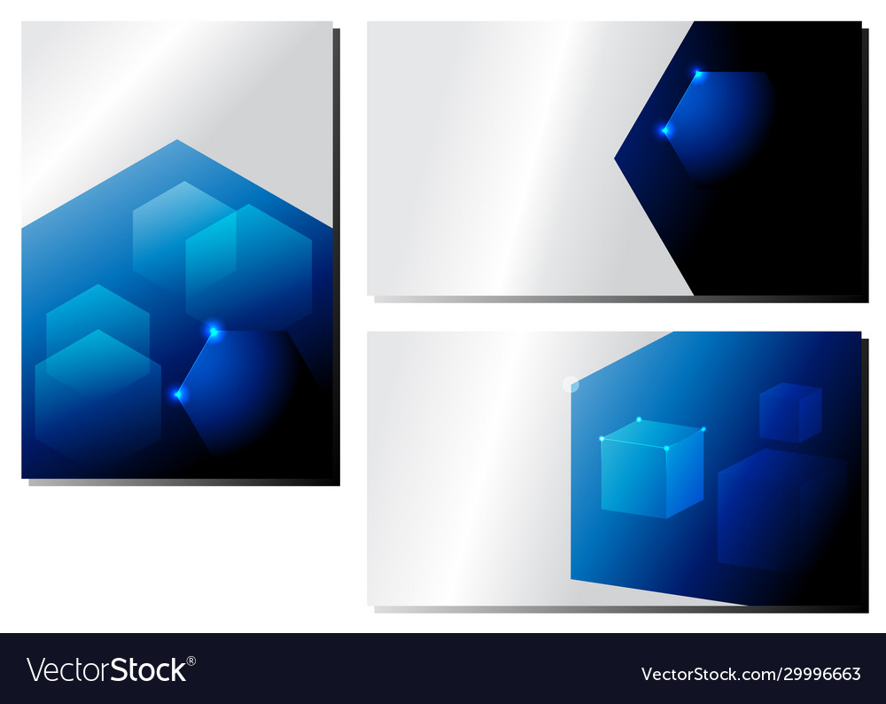 Abstract from hexagon technological vector image Abstract from hexagon technological