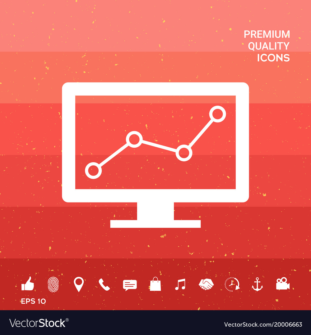 Computer monitors with graph