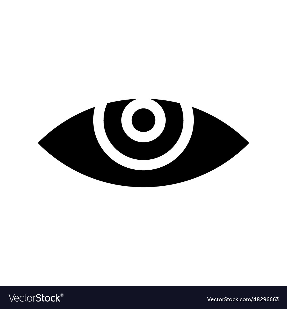 Eye icon Royalty Free Vector Image - VectorStock