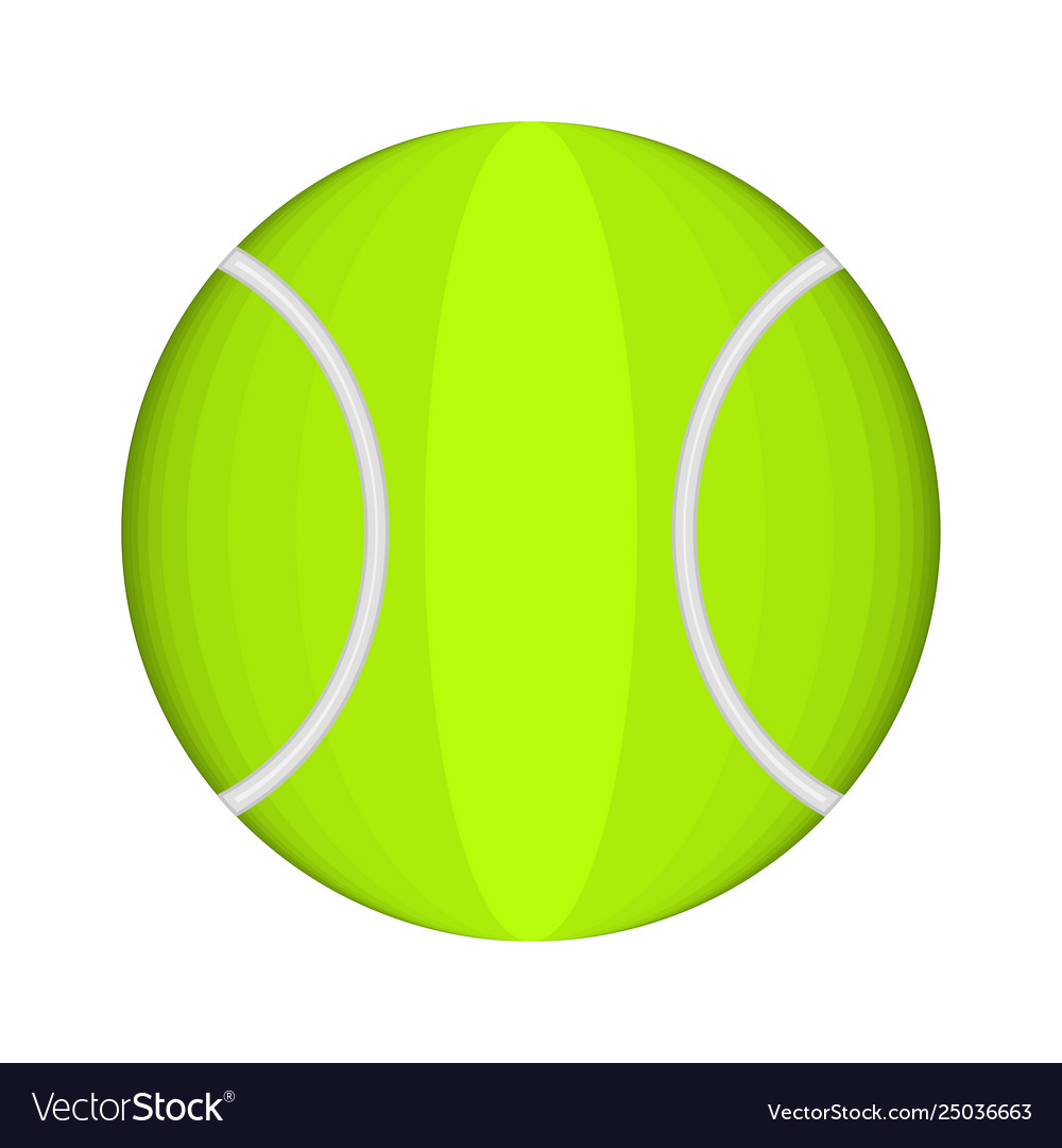 Isolated tennis ball image