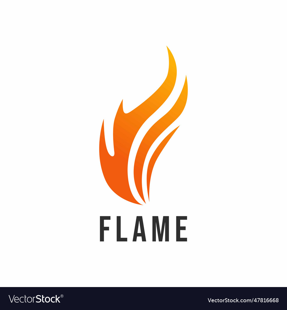 Abstract Flame Logo