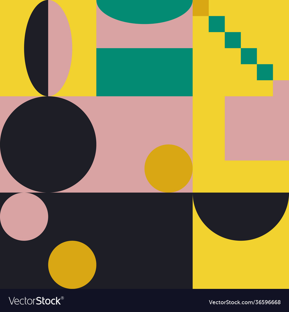 Abstract square pattern design vector image Abstract square pattern design