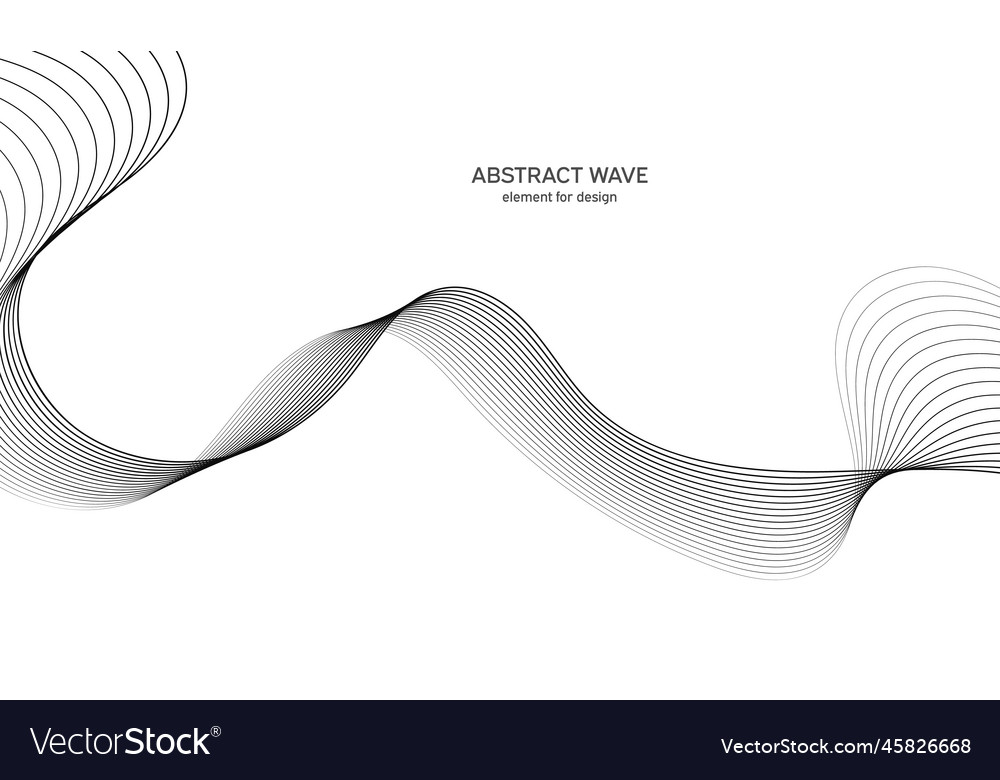 Abstract wave element for design digital vector image Abstract wave element for design digital