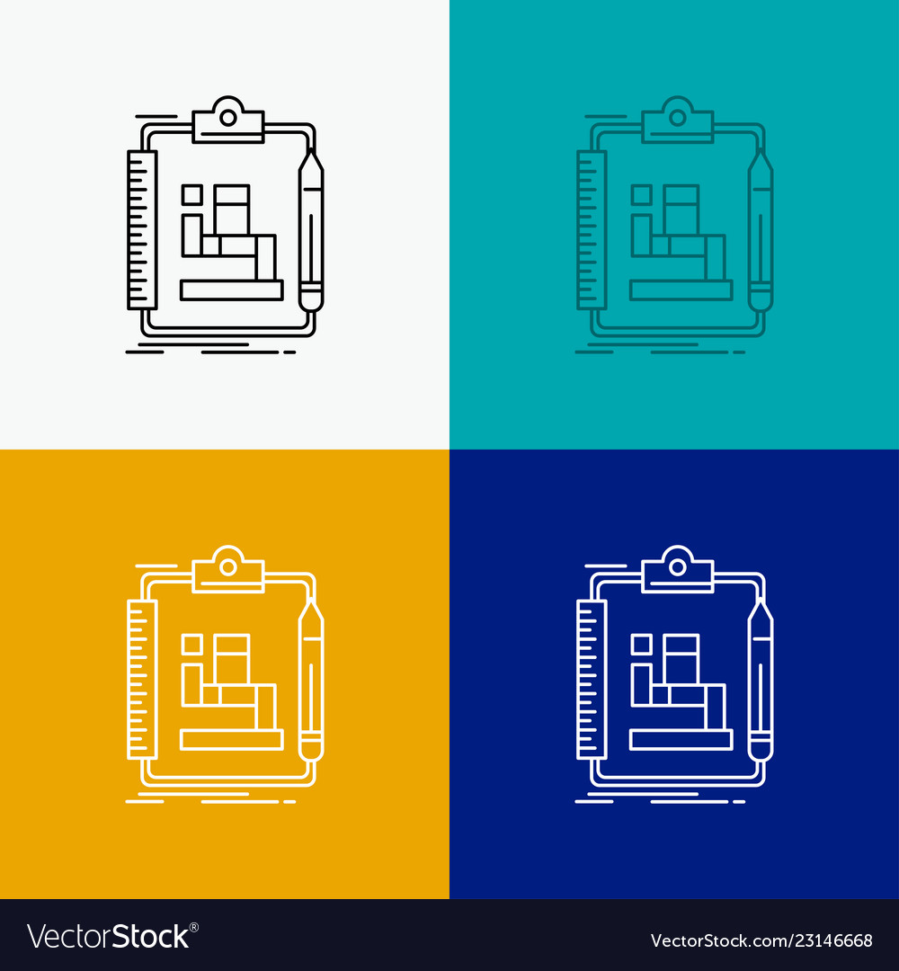 Algorithm process scheme work workflow icon over