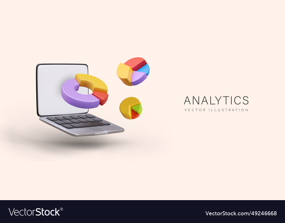 Analytics concept collection of statistical data