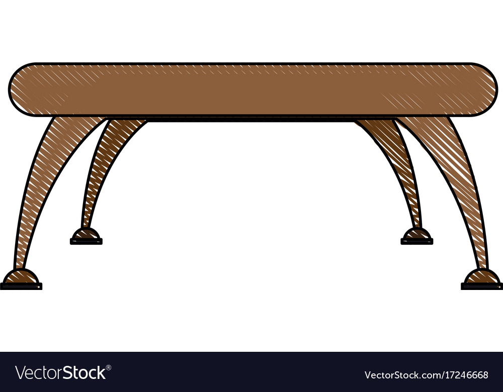 Brown table platform stand template for object