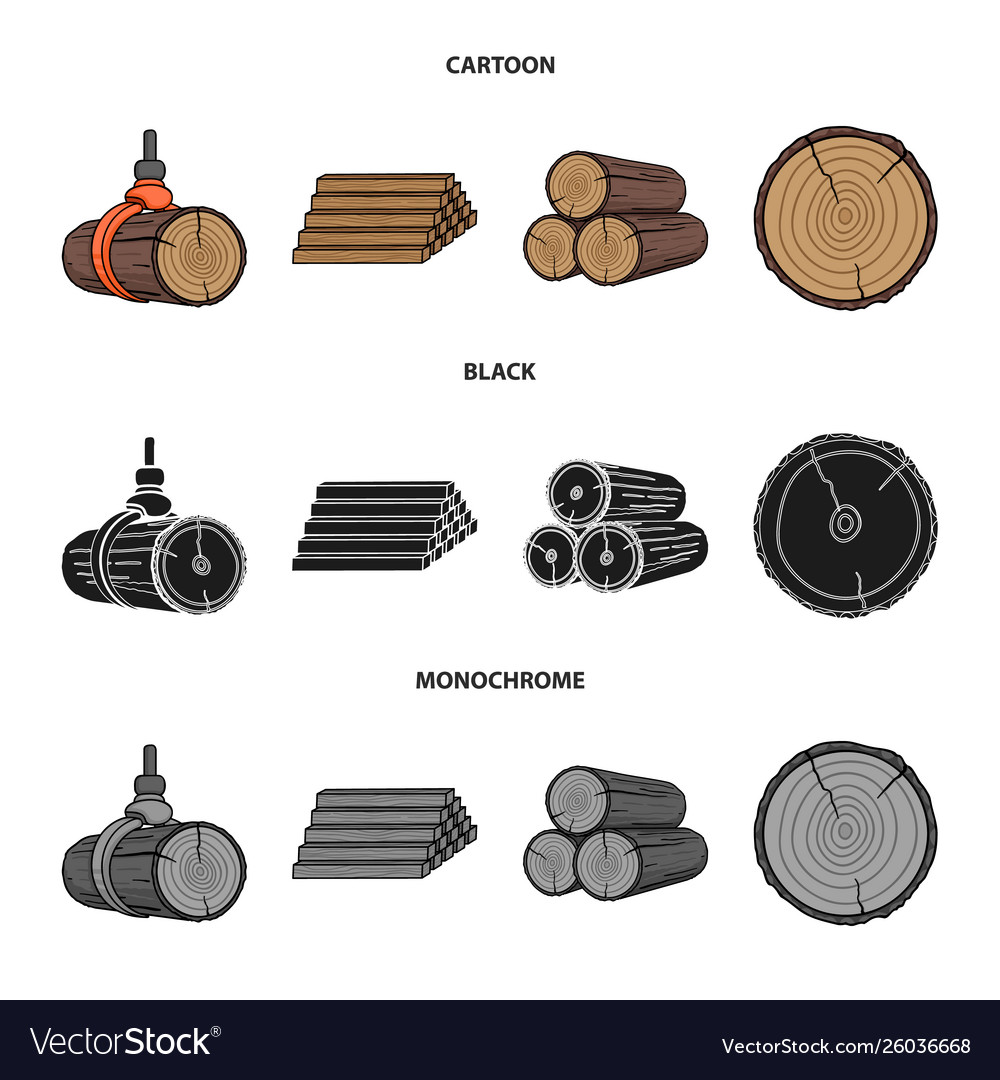 Isolated object material and cement symbol set