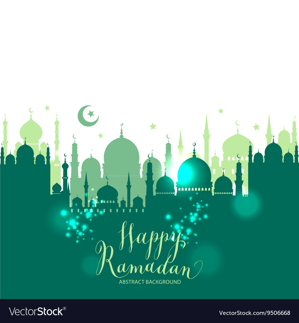 Muslim abstract greeting banners Royalty Free Vector Image