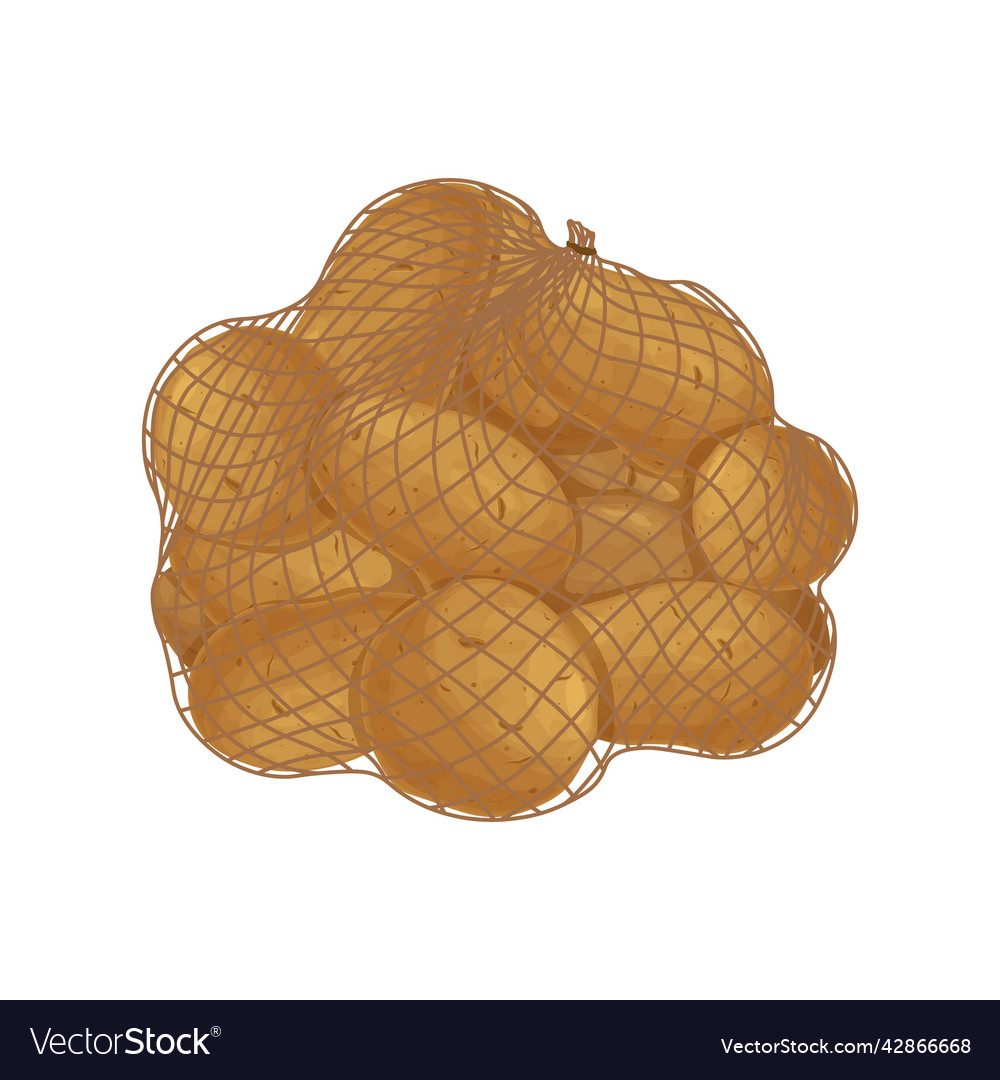 Potatoes in a string bag