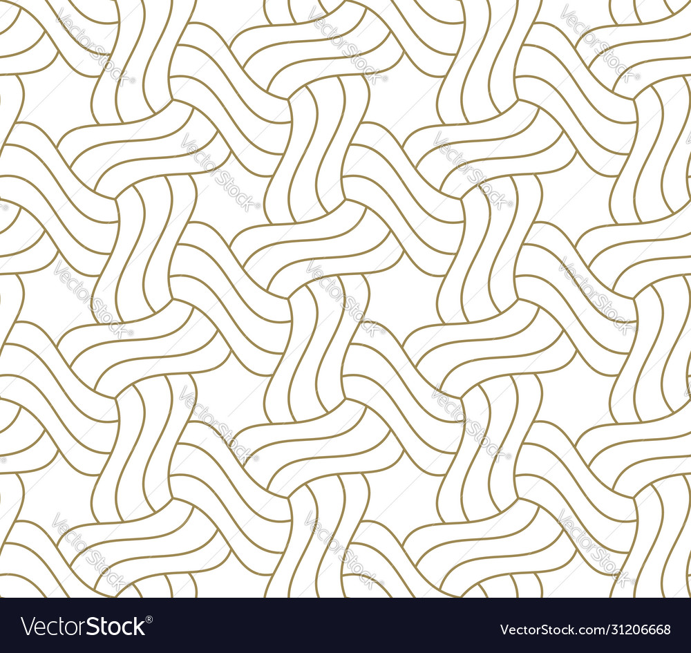 Seamless pattern with abstract geometric line vector image Seamless pattern with abstract geometric line