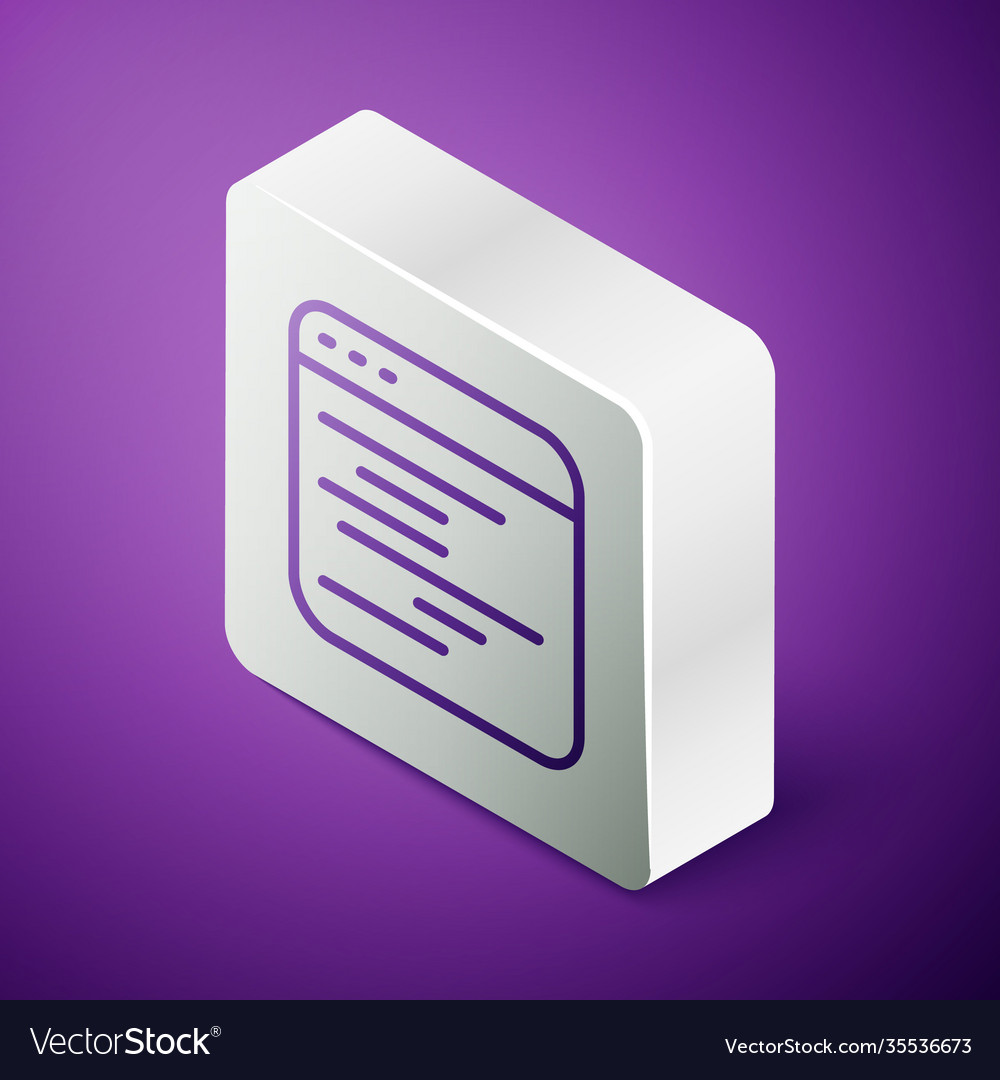 Isometric line software web developer programming vector image Isometric line software web developer programming