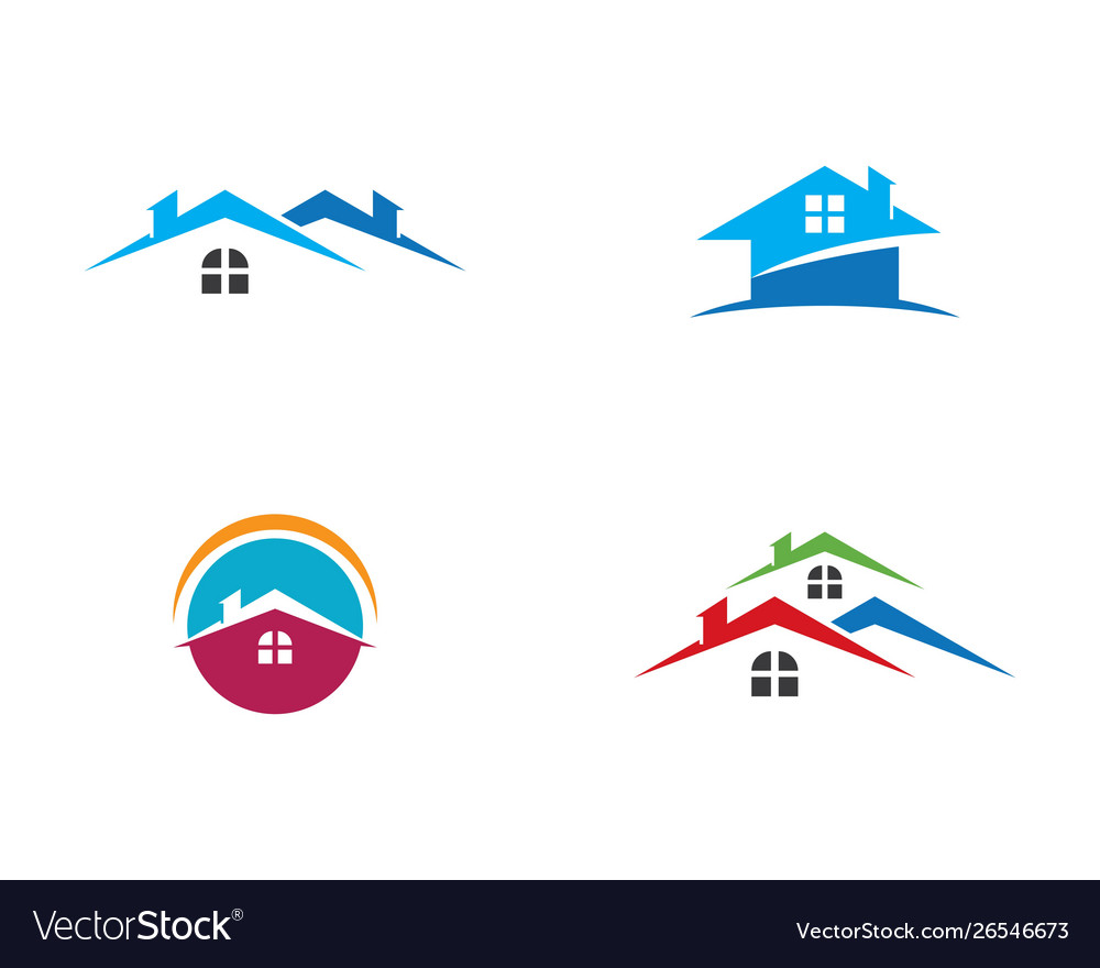 Property and construction logo design Royalty Free Vector