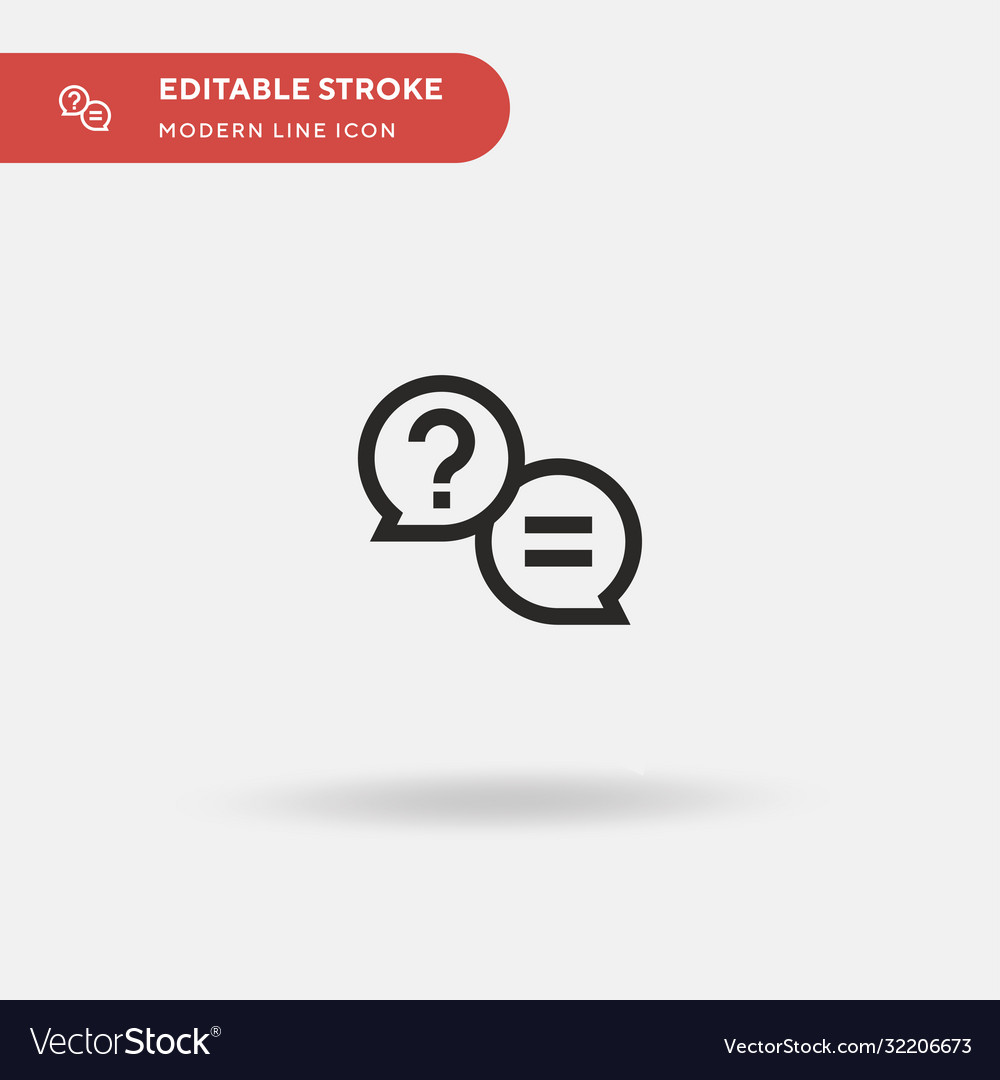 Qa simple icon symbol design vector image Qa simple icon symbol design