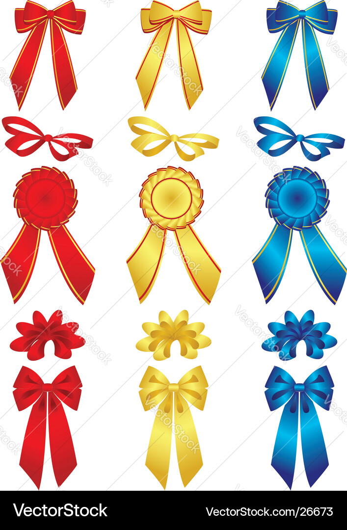 Ribbons Royalty Free Vector Image - VectorStock