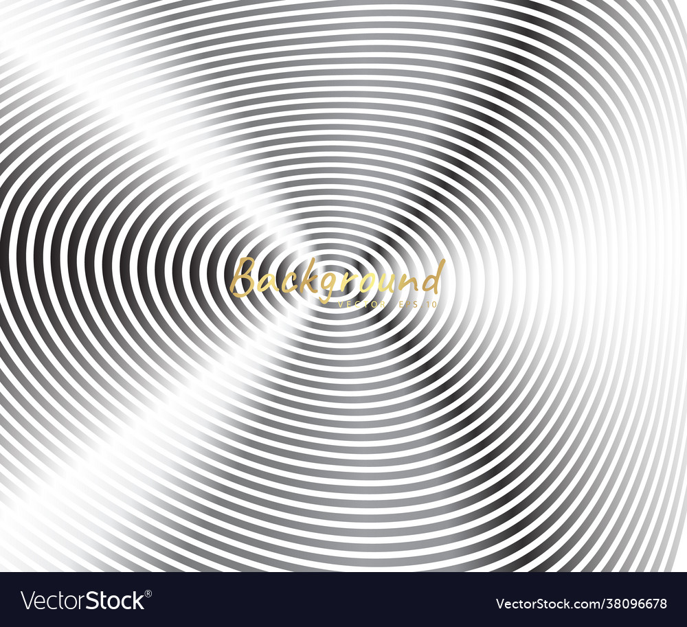 Abstract circle pattern black and white color Vector Image