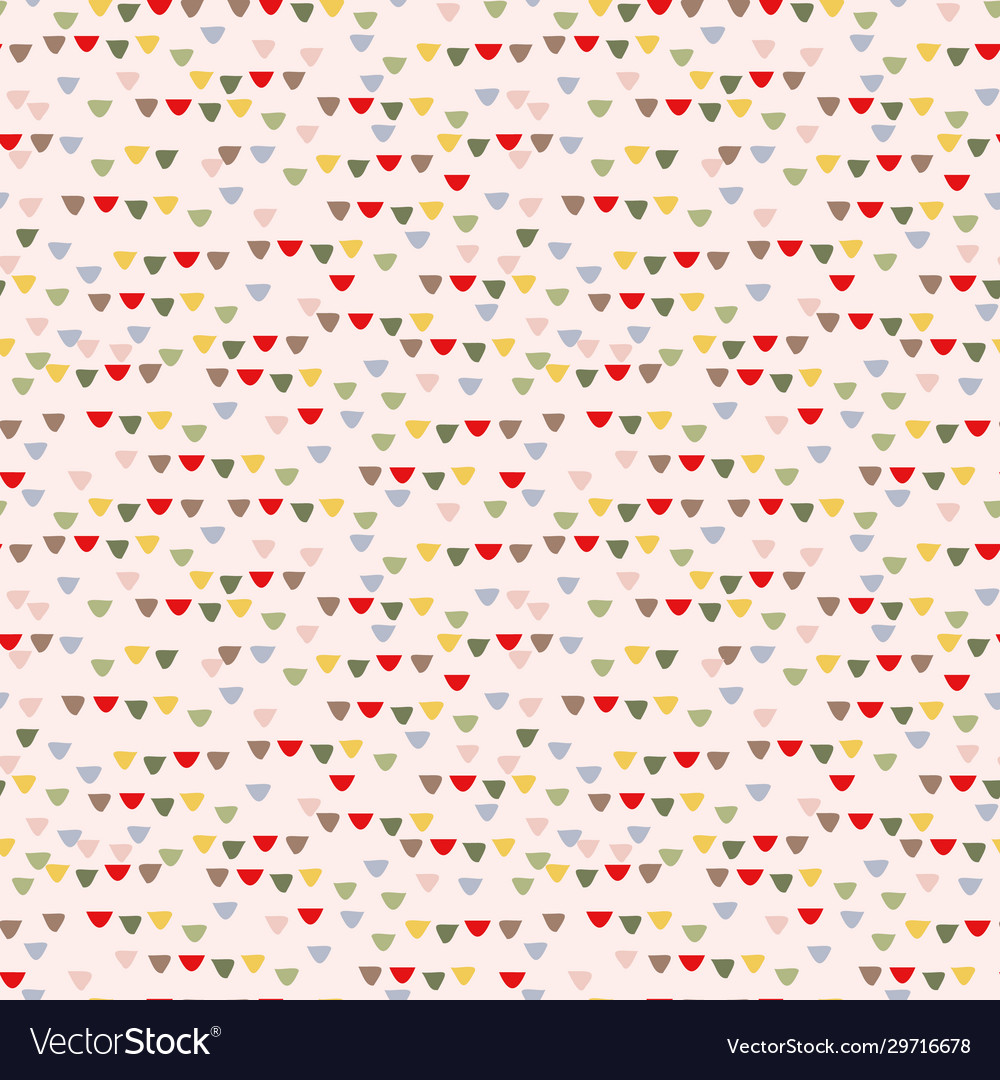 Colorful triangular shapes seamless pattern vector image Colorful triangular shapes seamless pattern