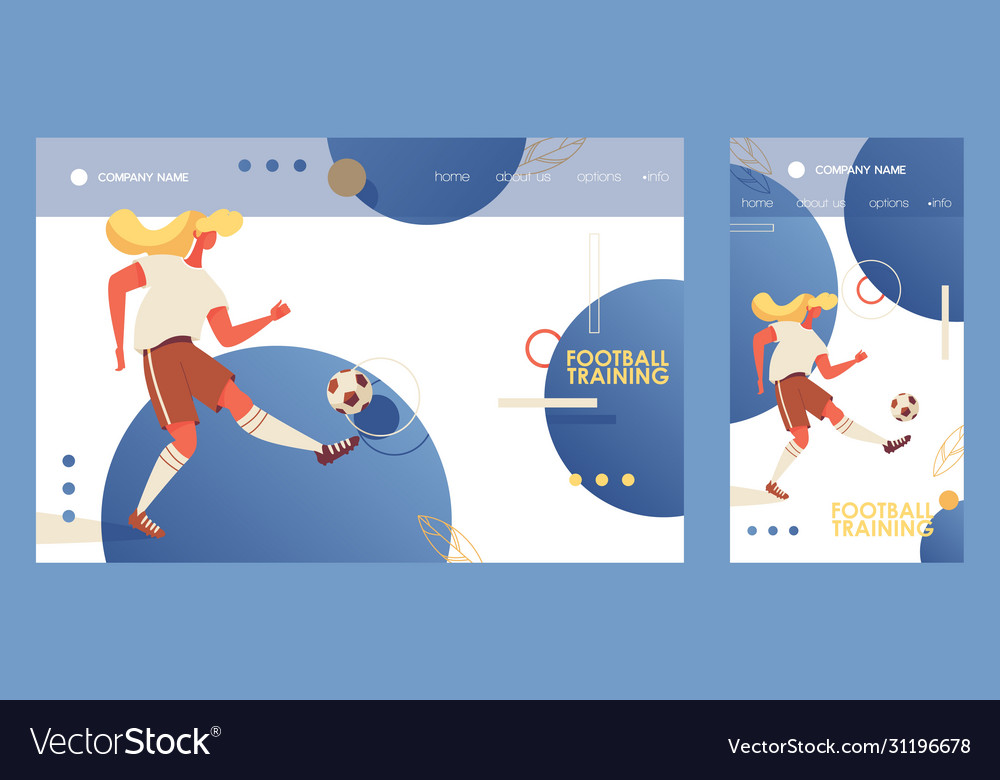 Cross platform banners for browser desktop web vector image Cross platform banners for browser desktop web