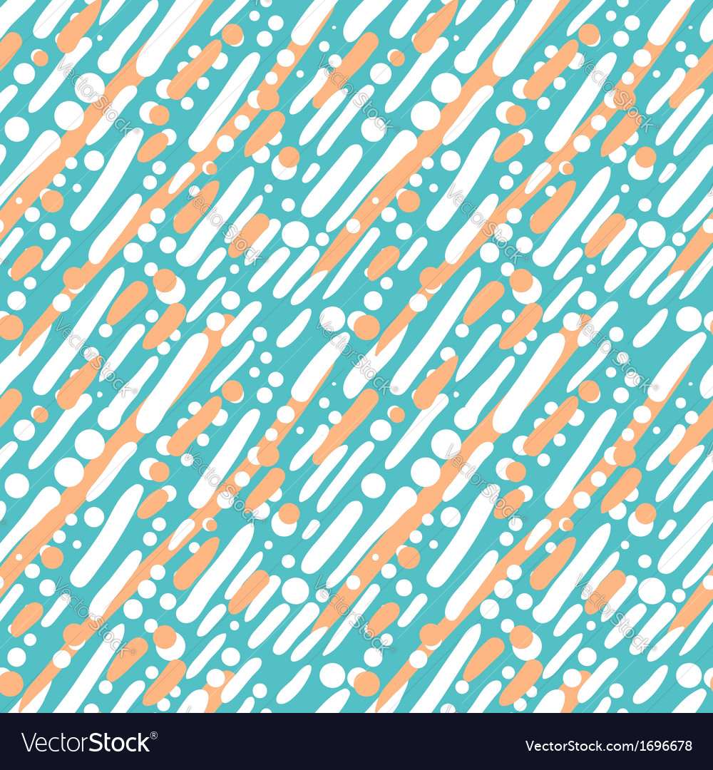 Diagonal Brushstroke Pattern with Dots
