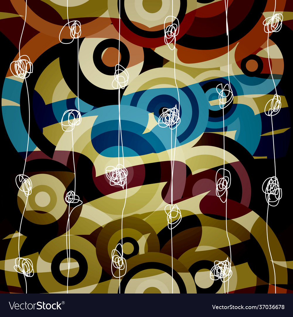Geometric abstract pattern in low poly style