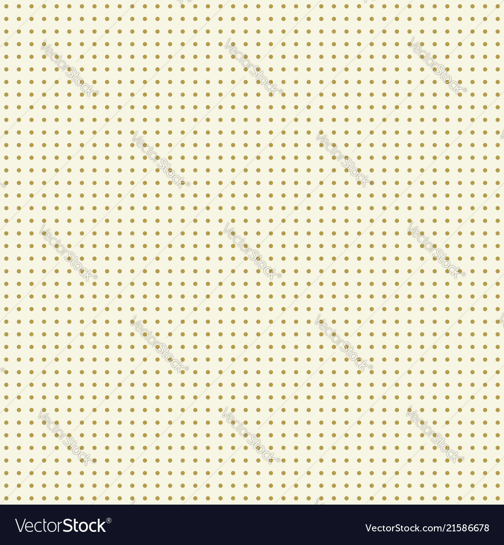 Seamless modern pattern with golden dots vector image Seamless modern pattern with golden dots