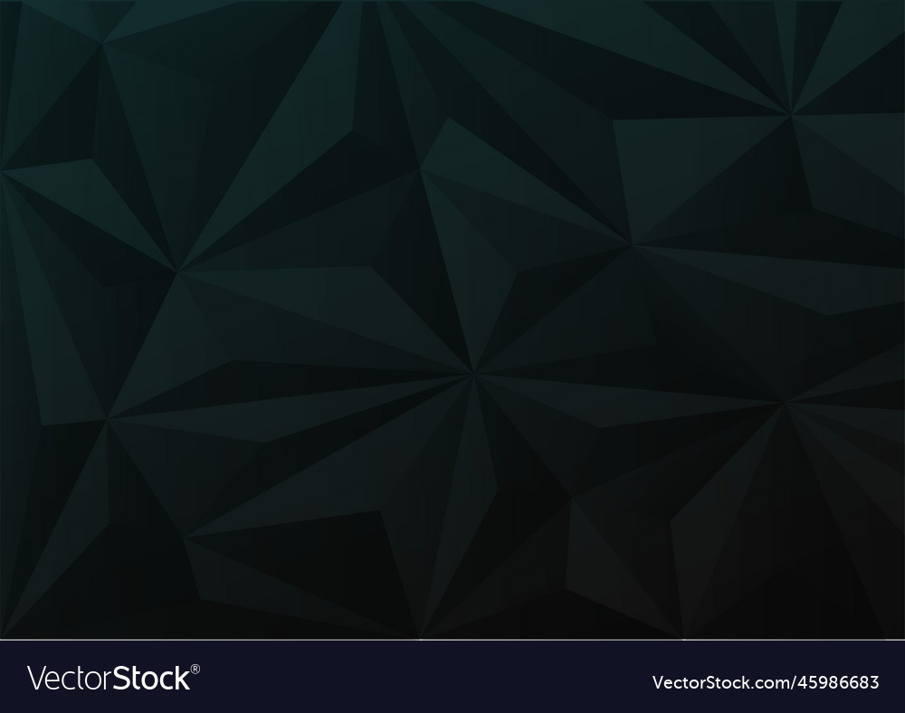 Abstract low poly dark background with triangle vector image Abstract low poly dark background with triangle