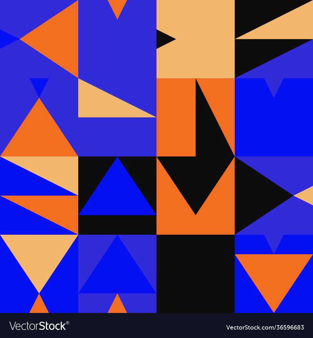 Abstract mosaic pattern design