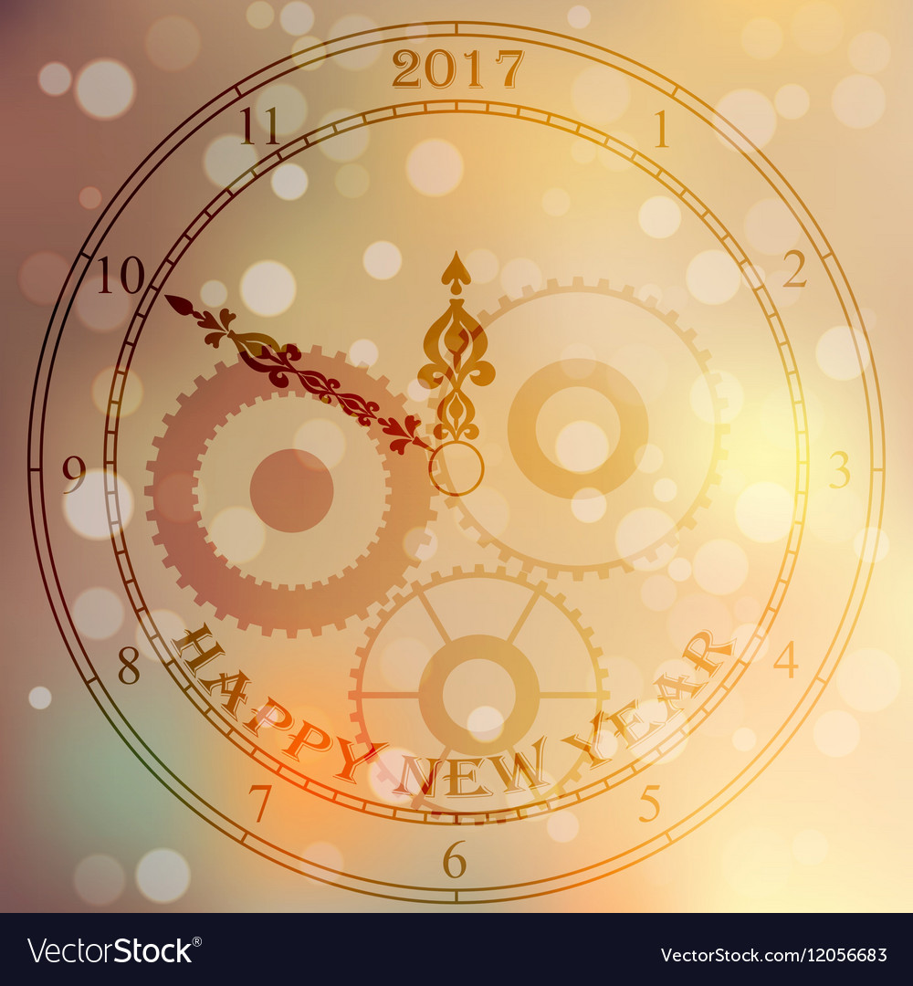 Antique Clock Fac Royalty Free Vector Image - Vectorstock