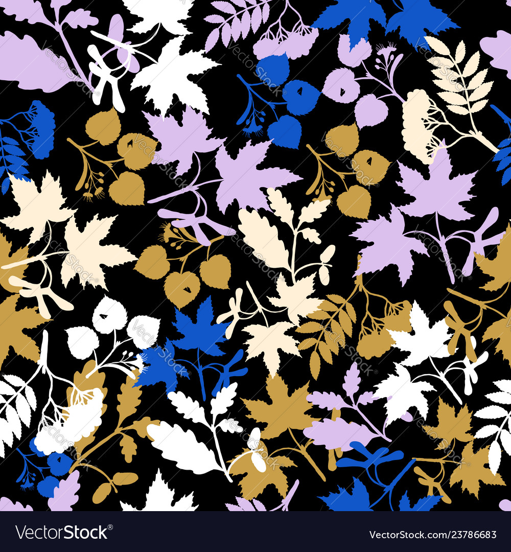 Autumn Tree Branch Pattern