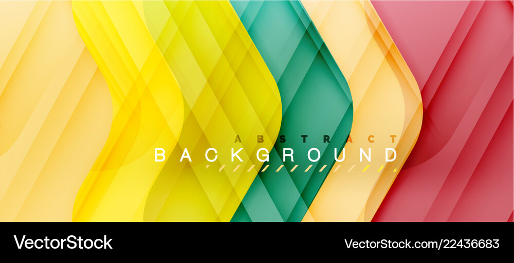 Colorful glossy arrows abstract background Vector Image