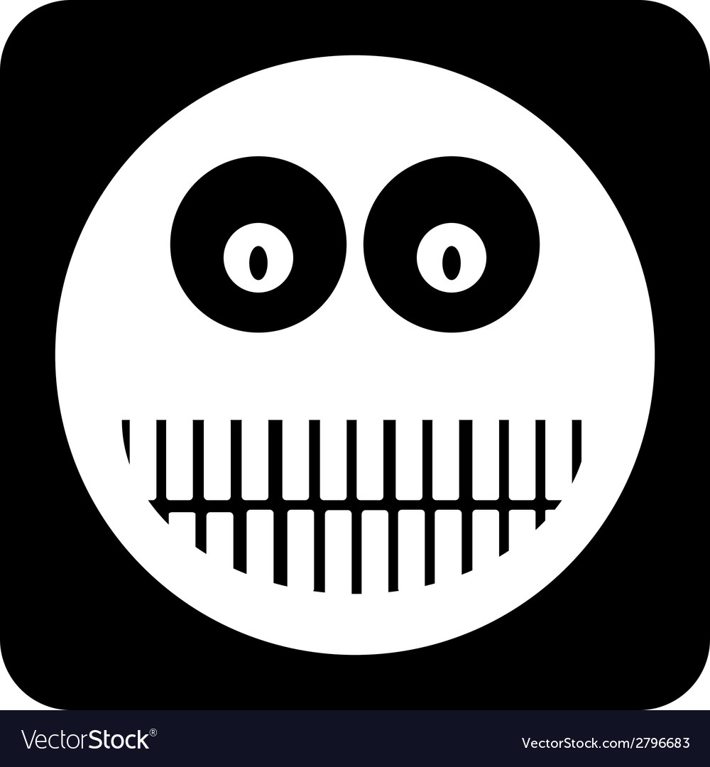 Smile face button