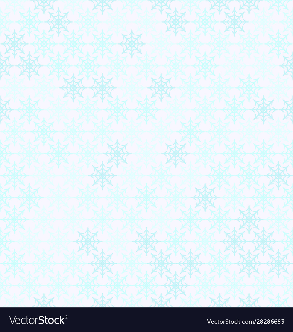 Snowflake pattern seamless winter background