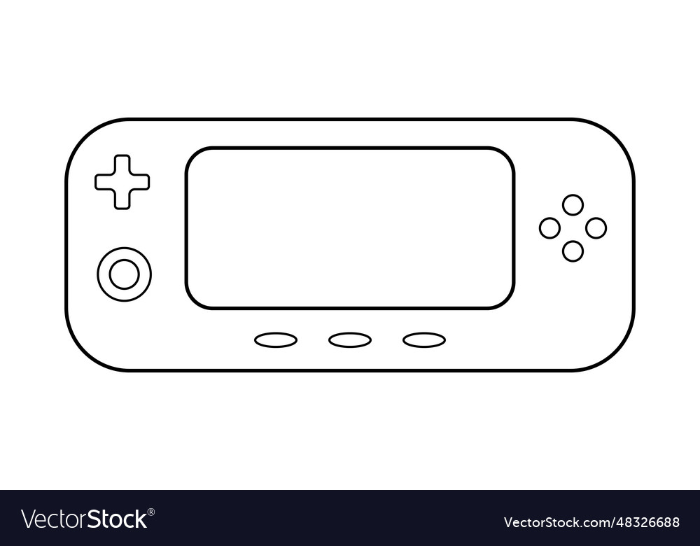 Handheld portable game console play stream